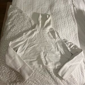 Zara white cropped sweater